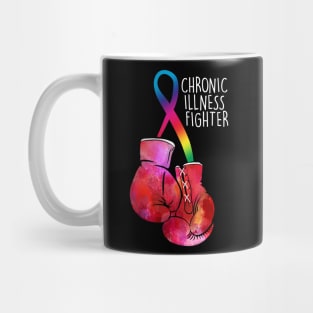 Chronic Illness Fighter (black backing) Mug